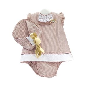 Conjunto Marsala Rayas Ropa Bebé - La Cesta Mágica