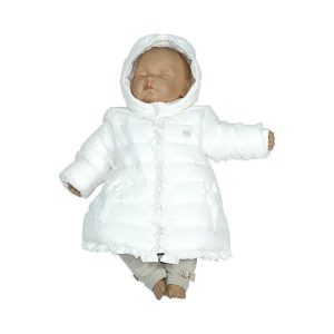 Abrigo Plumas con Capucha Ropa Bebé - La Cesta Mágica