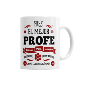 Taza Eres el Mejor Profe Tazas - La Cesta Mágica
