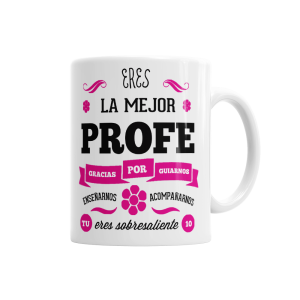 Taza Eres la Mejor Profe Tazas - La Cesta Mágica