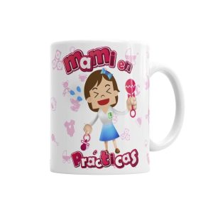 Taza Mamá en prácticas Tazas - La Cesta Mágica