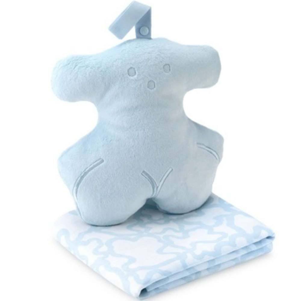 Muselina TOUS con funda Osito Celeste De Paseo - La Cesta Mágica