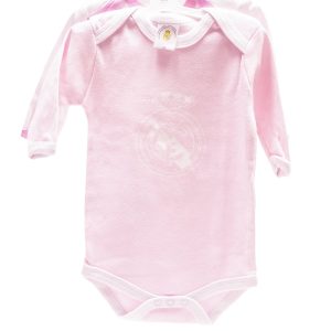 Pack 2 Bodys Manga Larga niña Real Madrid Ropa Bebé - La Cesta Mágica