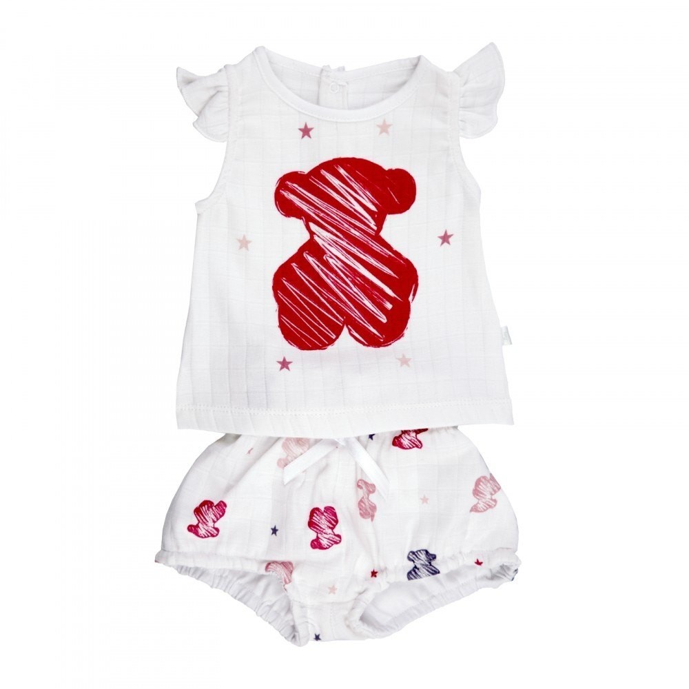 Conjunto Muselina Wear Baby Tous Niña Ropa Bebé - La Cesta Mágica