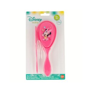 Set Cepillo y Peine Minnie Disney Para el Baño - La Cesta Mágica