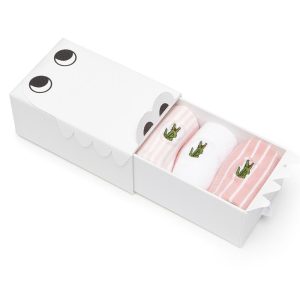 Pack de 3 pares de calcetines niña LACOSTE Ropa Bebé - La Cesta Mágica