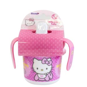 Taza Aprendizaje Hello Kitty baby Alimentacion y Lactancia - La Cesta Mágica