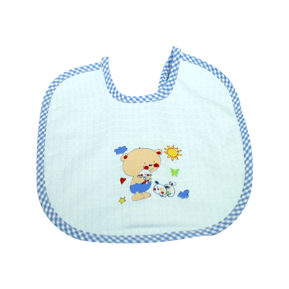 Babero CARRITO-AZUL Solo Stock - La Cesta Mágica
