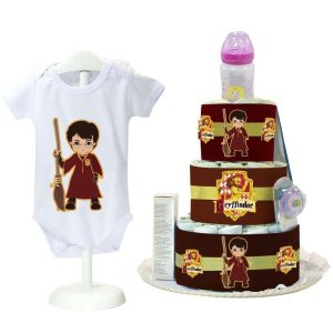 Tarta de Pañales Harry Potter - Princesa Tartas de Pañales - La Cesta Mágica