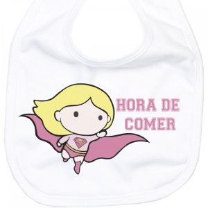 Babero Super Girl baberos - La Cesta Mágica