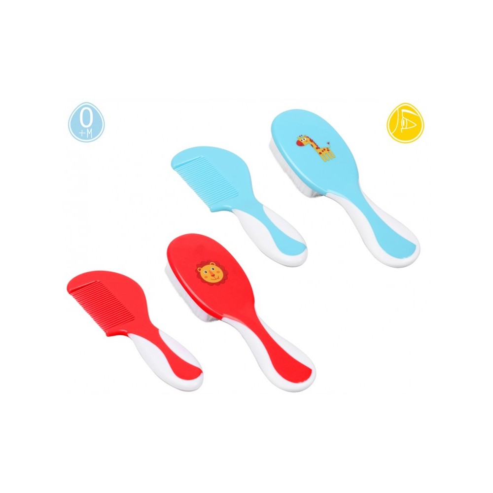 Cepillo y Peine Unisex - Azul Solo Stock - La Cesta Mágica