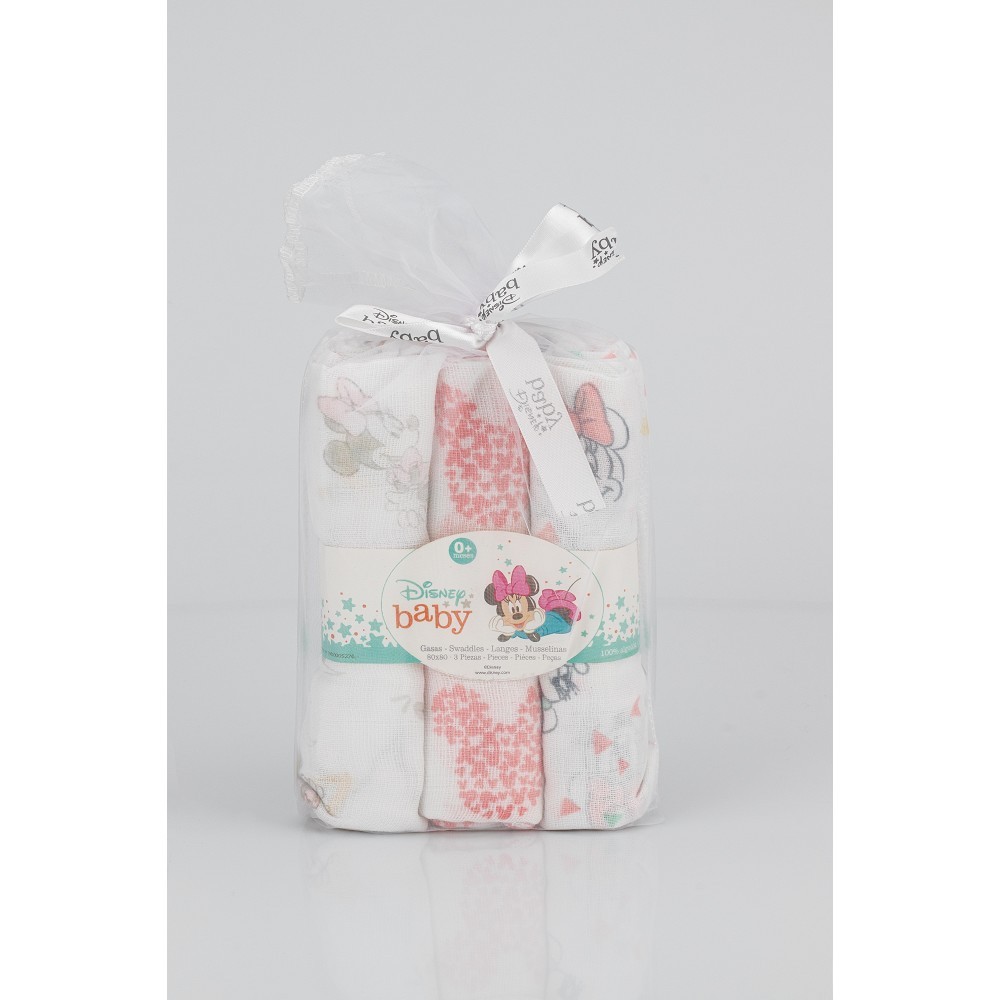 Muselinas grandes Minnie 80X80 Solo Stock - La Cesta Mágica