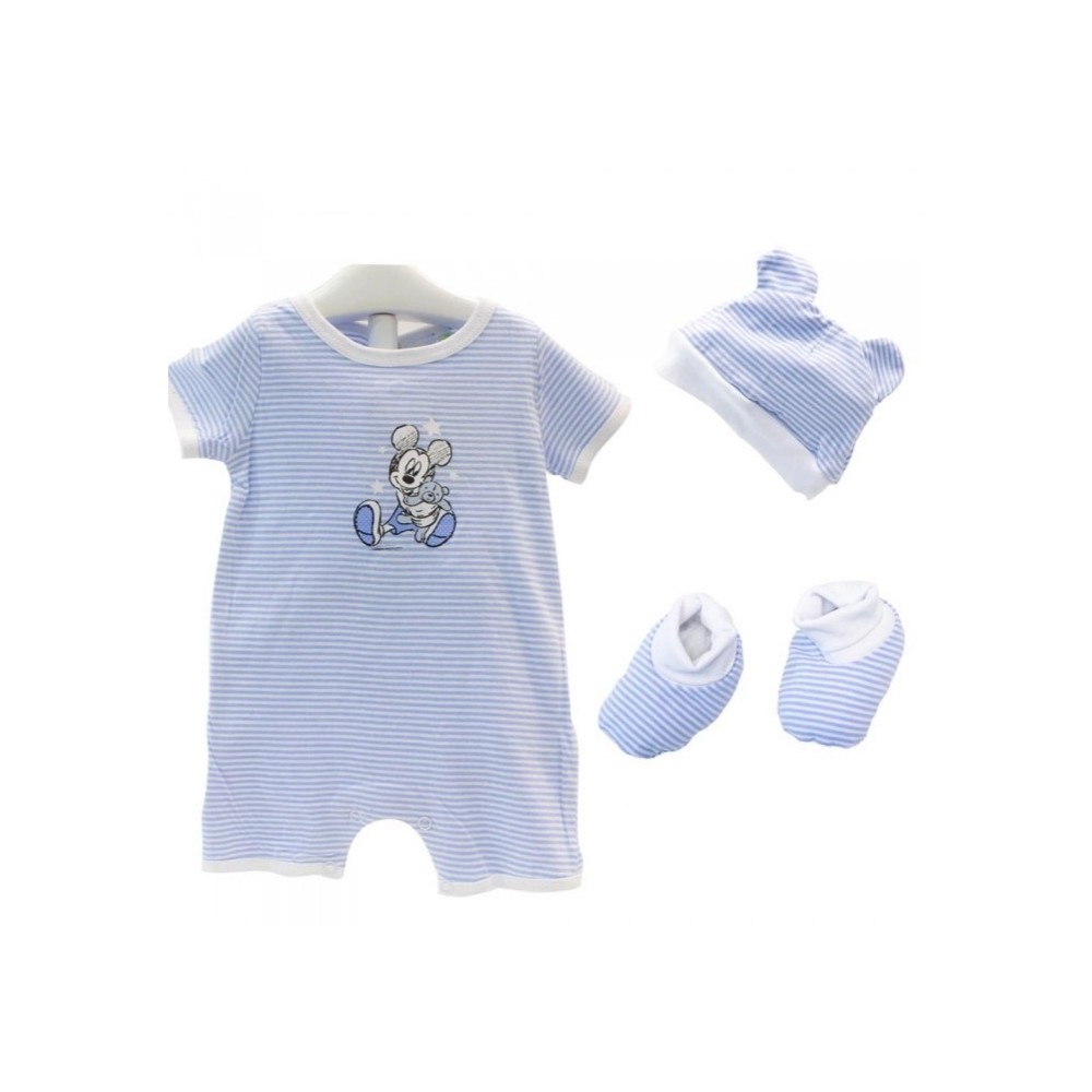 Conjunto 3 pzs Disney Mickey Solo Stock - La Cesta Mágica
