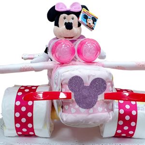 Tarta de Pañales Avión Minnie Tartas de Pañales - La Cesta Mágica
