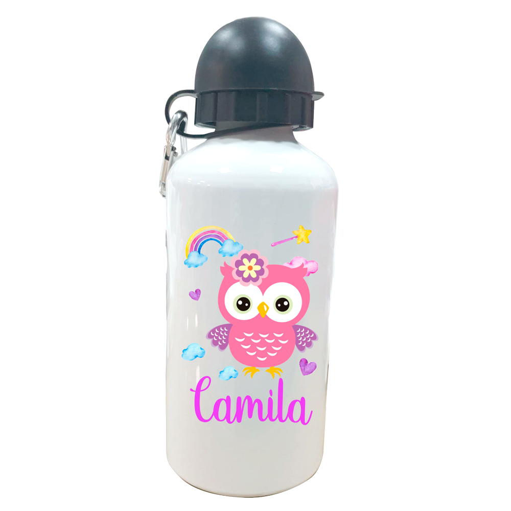 Botella Personalizada Buhita Botellas aluminio - La Cesta Mágica