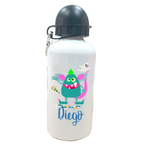 Botella Personalizada Monstruito Botellas aluminio - La Cesta Mágica