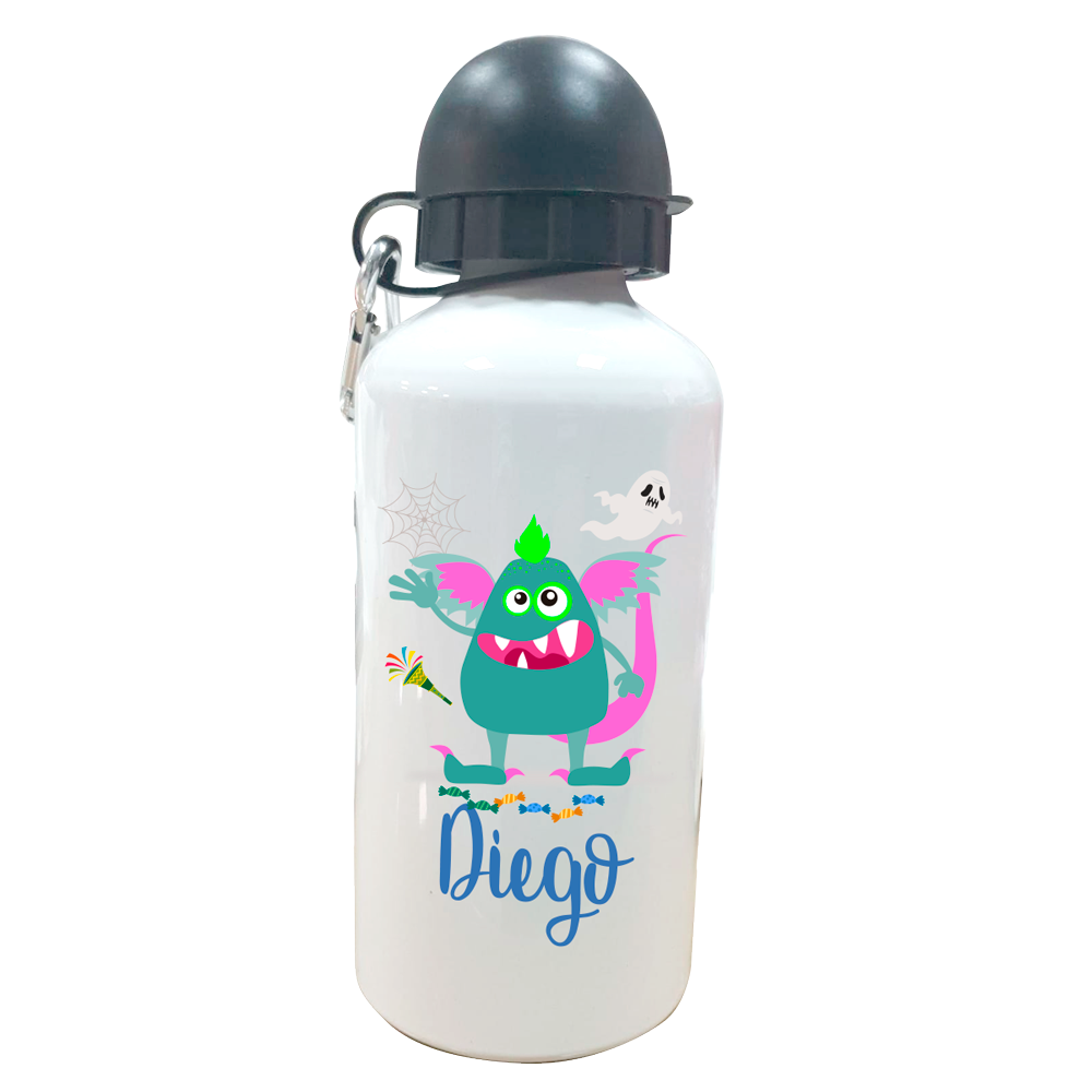 Botella Personalizada Monstruito Botellas aluminio - La Cesta Mágica