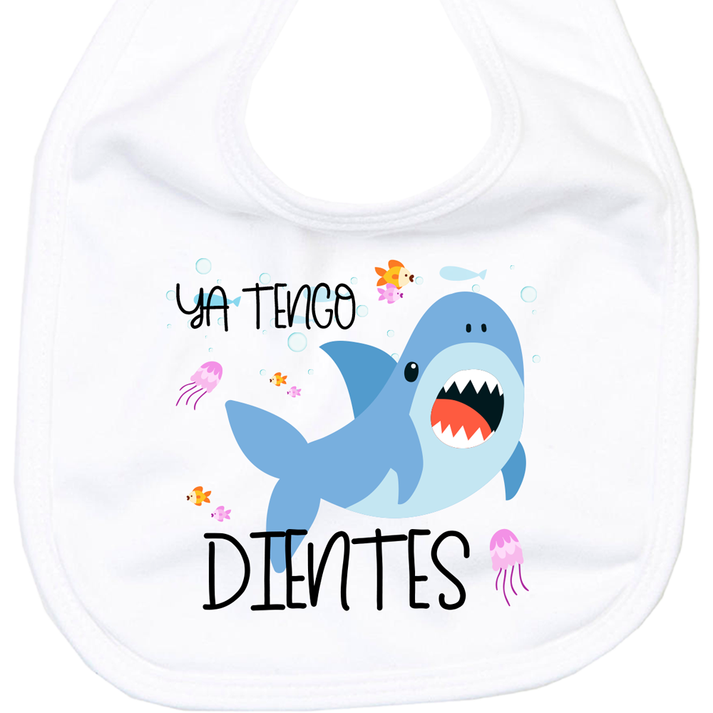 Babero Dientes baberos - La Cesta Mágica
