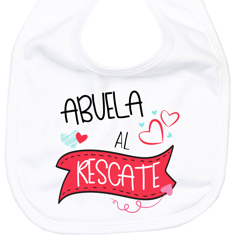 Babero Abuela al Rescate baberos - La Cesta Mágica