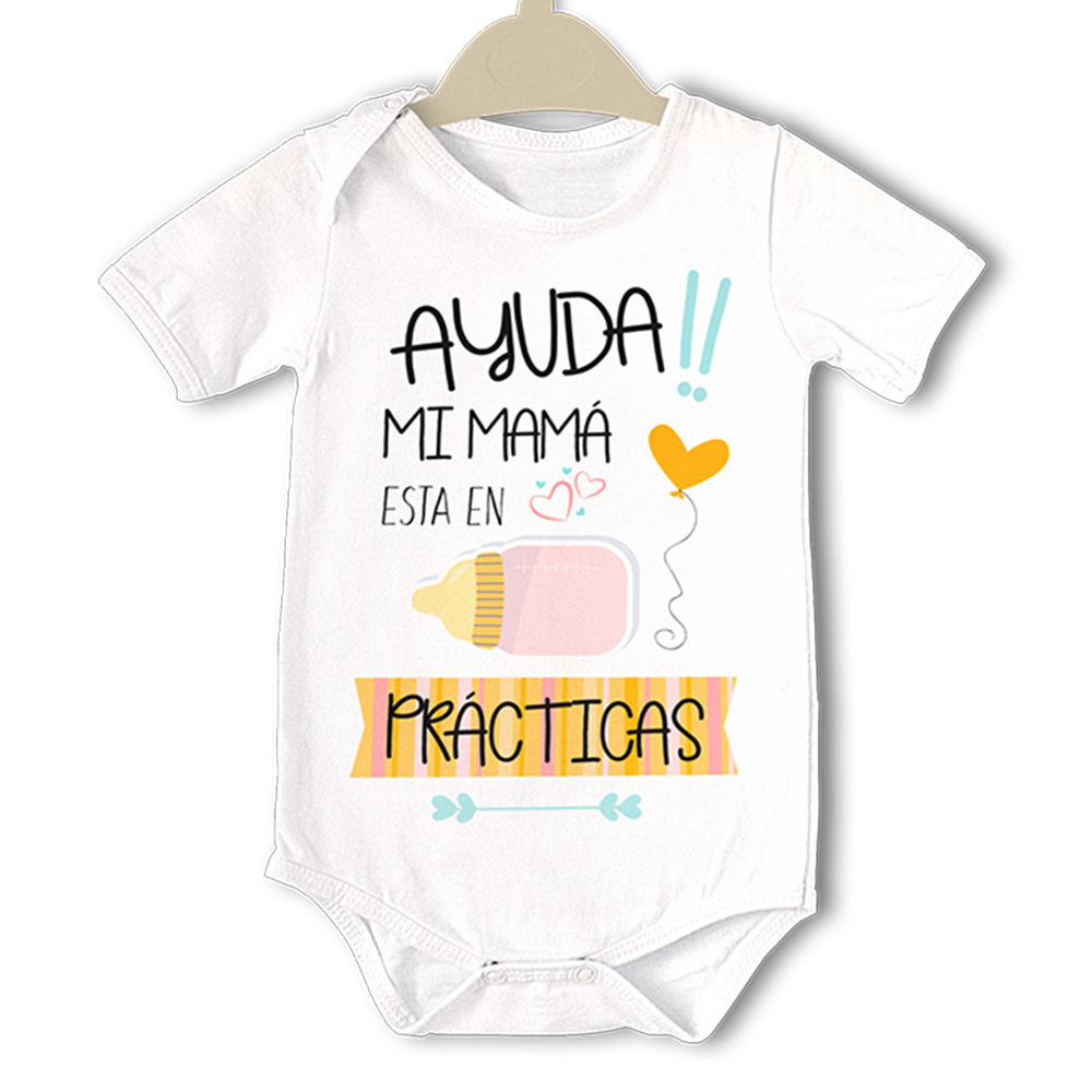 Body original para Bebé, AYUDA!! Mi Mamá Bodys - La Cesta Mágica
