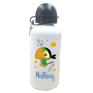 Botella Personalizada Loro Botellas aluminio - La Cesta Mágica