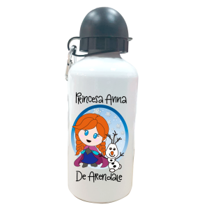 Botella Personalizada Frozen Botellas aluminio - La Cesta Mágica