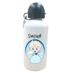 Botella Personalizada Frozen Elsa Botellas aluminio - La Cesta Mágica