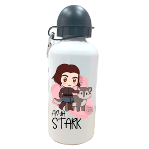 Botella Personalizada Arya Stark Botellas aluminio - La Cesta Mágica