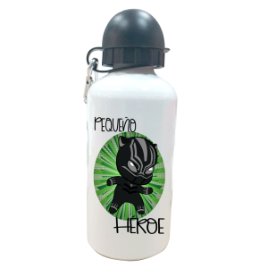 Botella Personalizada Pantera Negra Botellas aluminio - La Cesta Mágica