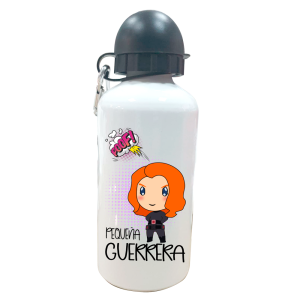 Botella Personalizada Viuda Negra Botellas aluminio - La Cesta Mágica
