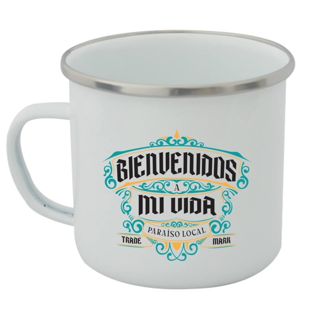 Taza Vintage Bienvenidos Tazas Vintage - La Cesta Mágica