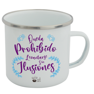 Taza Vintage Prohibido Tazas Vintage - La Cesta Mágica