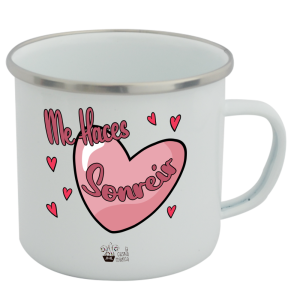 Taza Vintage Me haces Sonreir Tazas Vintage - La Cesta Mágica