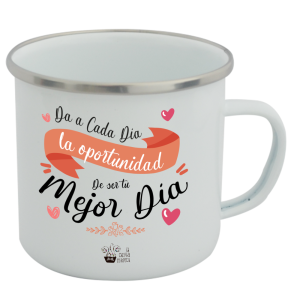 Taza Vintage Da a cada Día Tazas Vintage - La Cesta Mágica