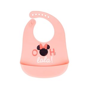 Babero Silicona Dreams Minnie Alimentacion y Lactancia - La Cesta Mágica