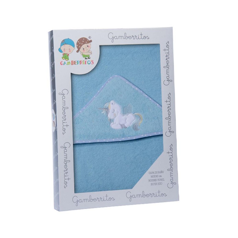 Capa Baño - Unicornio Celeste Para el Baño - La Cesta Mágica