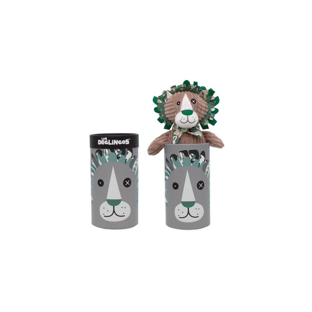 Peluche en caja Jelecros el León 33cm Peluches y Mas - La Cesta Mágica
