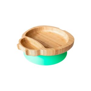 Vajilla de Bambú Mariquita verde Eco Rascals Alimentacion y Lactancia - La Cesta Mágica