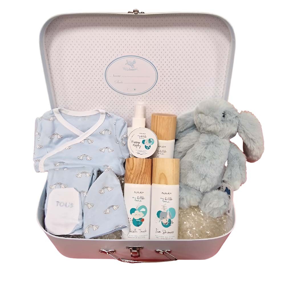 Cesta Bebé Maleta Conejo Canastillas para bebes - La Cesta Mágica